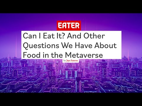 eating in the metaverse